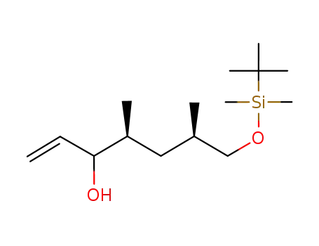1-Hepten-3-ol, 7-[[(1,1-dimethylethyl)dimethylsilyl]oxy]-4,6-dimethyl-,
(4S,6R)-
