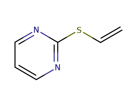 Molecular Structure of 83335-28-8 (2-ETHENYLTHIO-PYRIMIDINE)