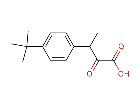 3-methyl-3-(4-t-butylphenyl)-pyruvic acid
