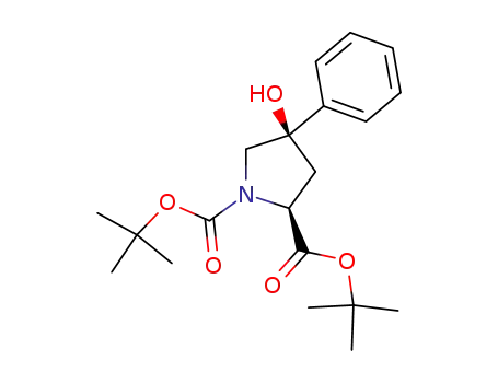 tert-butyl N<sup>α</sup>-Boc-cis-4-hydroxy-4-phenyl-L-prolinate