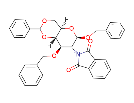 Benzyl 2-Deoxy-2-phthalimido-4,6-O-benzylidene-3-O-benzyl-b-D-glucopyranoside