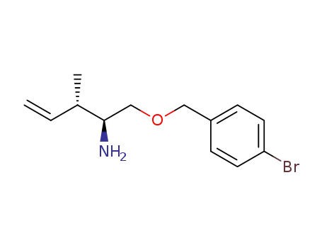 4-Penten-2-amine, 1-[(4-bromophenyl)methoxy]-3-methyl-, (2S,3S)-