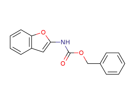 Molecular Structure of 916605-99-7 (CarbaMic acid, N-2-benzofuranyl-, phenylMethyl ester)