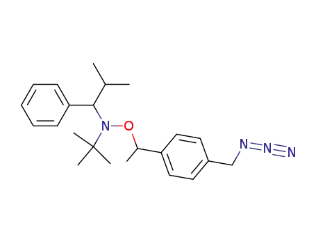 O-(1-(4-(azidomethyl)phenyl)ethyl)-N-(tert-butyl)-N-(2-methyl-1-phenylpropyl)hydroxylamine