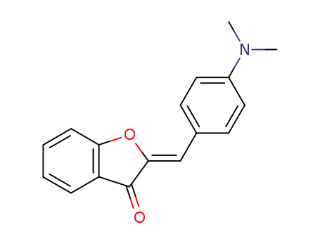 Molecular Structure of 112980-33-3 (3(2H)-Benzofuranone, 2-[[4-(dimethylamino)phenyl]methylene]-, (Z)-)