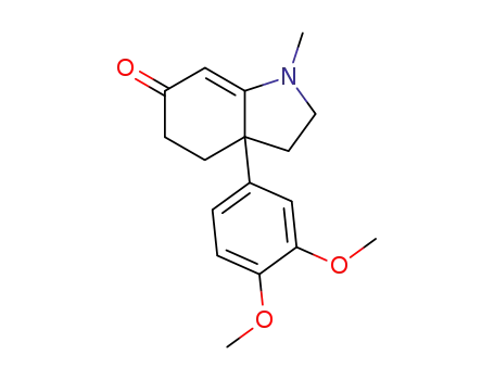 Molecular Structure of 80287-15-6 (Mesembrenone)