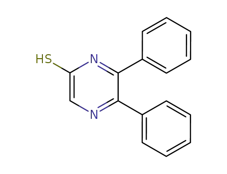 2(1H)-Pyrazinethione, 5,6-diphenyl-