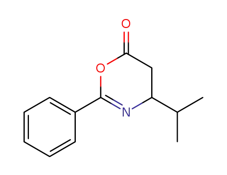 6H-1,3-Oxazin-6-one, 4,5-dihydro-4-(1-methylethyl)-2-phenyl-