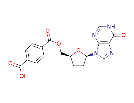 1,4-Benzenedicarboxylic acid,
mono[[(2S,5R)-5-(1,6-dihydro-6-oxo-9H-purin-9-yl)tetrahydro-2-furanyl]
methyl] ester