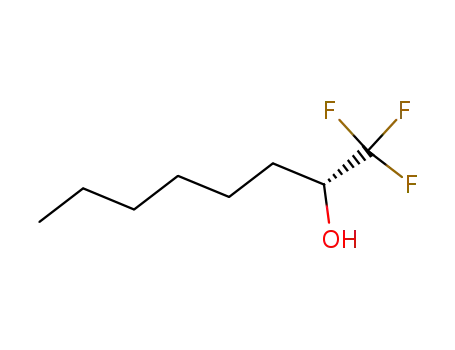 Molecular Structure of 121170-45-4 ((R)-(+)-1 1 1-TRIFLUOROOCTAN-2-OL  97)