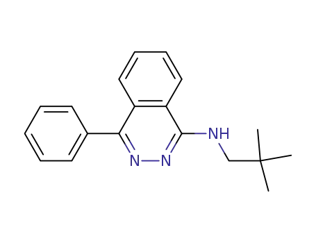 Molecular Structure of 100237-68-1 (N-(2,2-dimethylpropyl)-4-phenylphthalazin-1-amine)