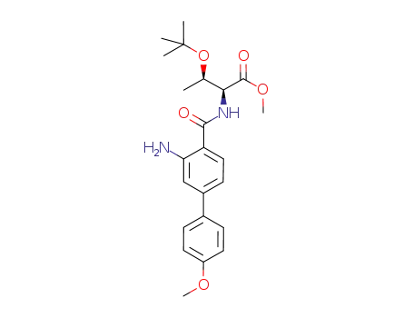methyl N-{[3-amino-4'-(methyloxy)-4-biphenylyl]carbonyl}-O-(1,1-dimethylethyl)-L-threoninate