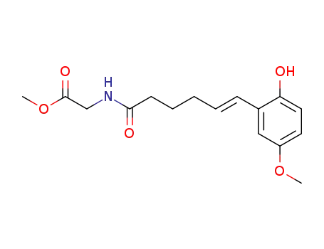 [(E)-6-(2-Hydroxy-5-methoxy-phenyl)-hex-5-enoylamino]-acetic acid methyl ester