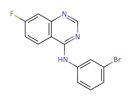 4-Quinazolinamine, N-(3-bromophenyl)-7-fluoro-