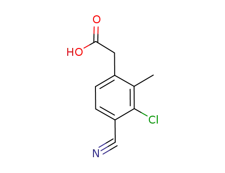 2-(3-chloro-4-cyano-2-methylphenyl)acetic acid