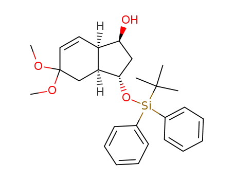 (1S,6S,7S,9S)-4,4-dimethoxy-7-<(tert-butyldiphenylsilyl)oxy>bicyclo<4.3.0>non-3-en-9-ol