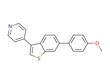 4-[6-(4-methoxyphenyl)benzo[b]thiophen-3-yl]pyridine