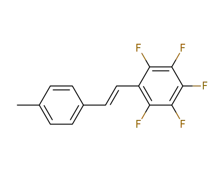 Benzene, pentafluoro[(1E)-2-(4-methylphenyl)ethenyl]-