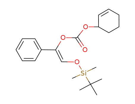carbonic acid (Z)-2-(tert-butyldimethylsilanyloxy)-1-phenyl-vinyl ester cyclohex-2-enyl ester