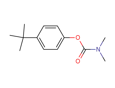 Molecular Structure of 5461-74-5 (4-tert-butylphenyl dimethylcarbamate)