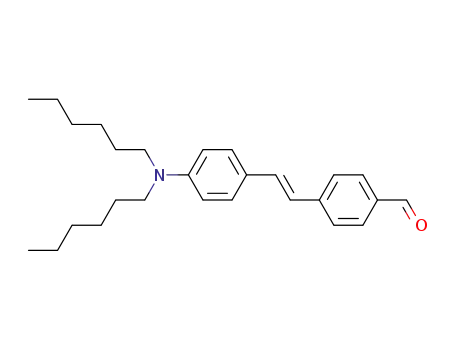 4-[(1E)-2-[4-(dihexylamino)phenyl]ethenyl]benzaldehyde