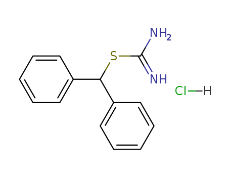 benzhydrylsulfanylmethanimidamide cas  60282-85-1