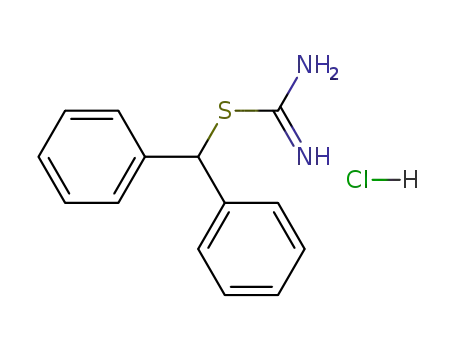Molecular Structure of 60282-85-1 (diphenylmethyl carbamimidothioate)