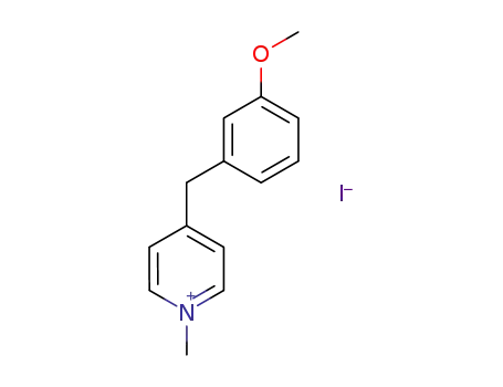 Pyridinium, 4-[(3-methoxyphenyl)methyl]-1-methyl-, iodide