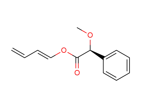 Molecular Structure of 75909-37-4 ((S)-(E)-1-(O-methylmandeloxy)butadiene)