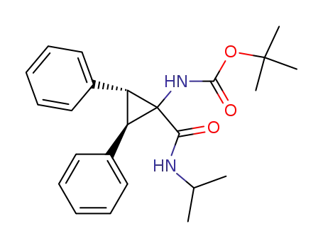 Carbamic acid,
[(2R,3R)-1-[[(1-methylethyl)amino]carbonyl]-2,3-diphenylcyclopropyl]-,
1,1-dimethylethyl ester