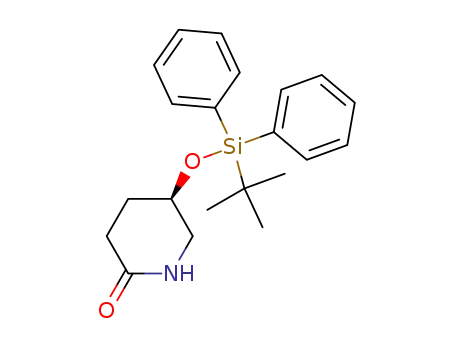 Molecular Structure of 447408-45-9 (5-tert-Butyldimethylsiloxy-2-piperidone)