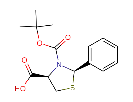 (2R,4R)-3-(tert-butoxycarbonyl)-2-phenylthiazolidine-4-carboxylic acid