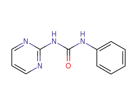Molecular Structure of 24386-29-6 (Urea, N-phenyl-N'-2-pyrimidinyl-)