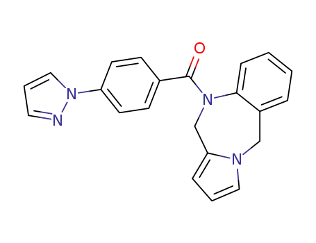[4-(Pyrazol-1-yl)-phenyl]-(5H,11H-pyrrolo[2,1-c][1,4]benzodiazepin-10-yl)-methanone