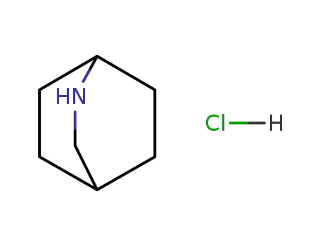 Molecular Structure of 5845-15-8 (2-Azabicyclo[2.2.2]octane hydrochloride)