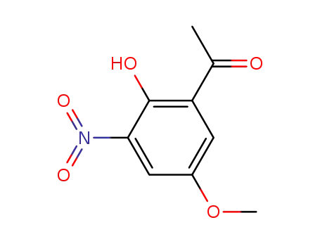 Molecular Structure of 90564-25-3 (Ethanone, 1-(2-hydroxy-5-methoxy-3-nitrophenyl)-)