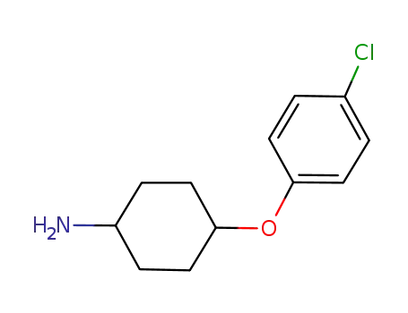 Molecular Structure of 380828-77-3 (4-(4-CHLORO-PHENOXY)-CYCLOHEXYLAMINE HYDROCHLORIDE)