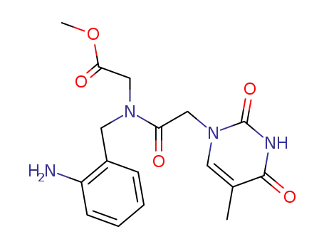 methyl N-(2-aminobenzyl)-N-(thymin-1-ylacetyl)glycinate