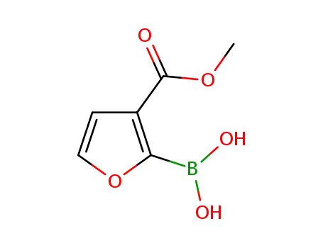 Molecular Structure of 868286-61-7 (3-(Methoxycarbonyl)furan-2-boronic acid)