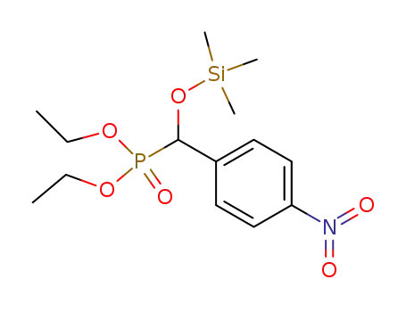 Phosphonic acid, [(4-nitrophenyl)[(trimethylsilyl)oxy]methyl]-, diethyl
ester