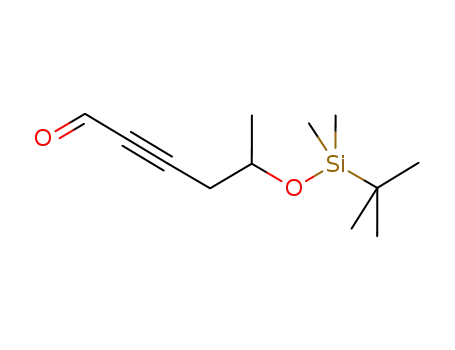 5-[[(1,1-DiMethylethyl)diMethylsilyl]oxy]-2-hexynal