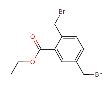 Benzoic acid, 2,5-bis(bromomethyl)-, ethyl ester
