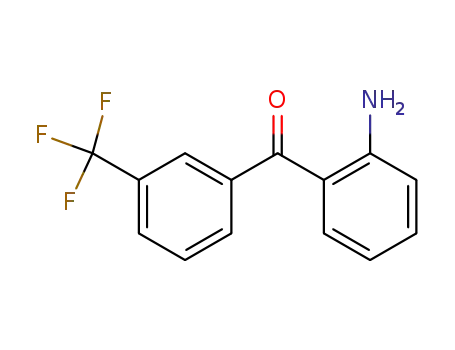 Molecular Structure of 732-54-7 (Methanone, (2-aminophenyl)[3-(trifluoromethyl)phenyl]-)