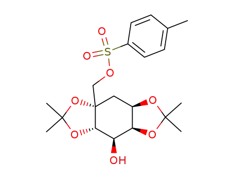 Toluene-4-sulfonic acid (3aS,4aR,7aS,8R,8aS)-8-hydroxy-2,2,6,6-tetramethyl-tetrahydro-benzo[1,2-d;4,5-d']bis[1,3]dioxol-3a-ylmethyl ester