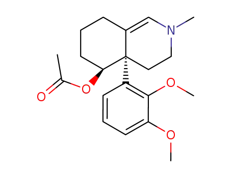 5-Isoquinolinol,
4a-(2,3-dimethoxyphenyl)-2,3,4,4a,5,6,7,8-octahydro-2-methyl-, acetate
(ester), trans-