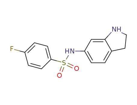 6-(4-fluorobenzenesulfonylamino)indoline