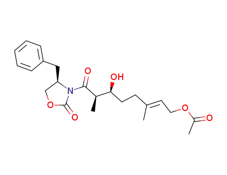2-Oxazolidinone,
3-[(2R,3S,6E)-8-(acetyloxy)-3-hydroxy-2,6-dimethyl-1-oxo-6-octenyl]-4-(
phenylmethyl)-, (4R)-