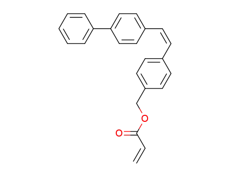 2-Propenoic acid, [4-[(1Z)-2-[1,1'-biphenyl]-4-ylethenyl]phenyl]methyl
ester