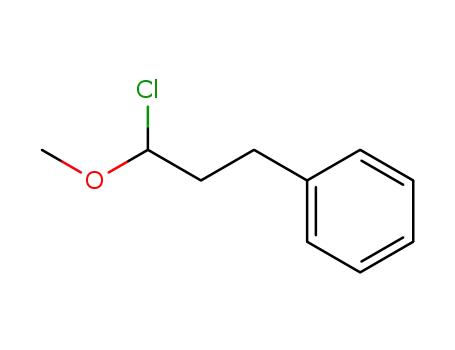 Molecular Structure of 123186-24-3 (Benzene, (3-chloro-3-methoxypropyl)-)