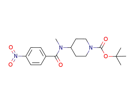 tert-butyl 4-(N-methyl-4-nitrobenzoylamino)piperidine-1-carboxylate